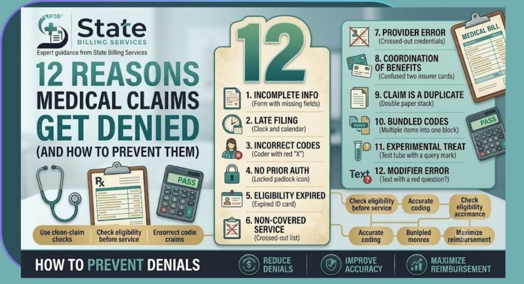 12 Reasons Medical Claims Get Denied (And How to Prevent Them)