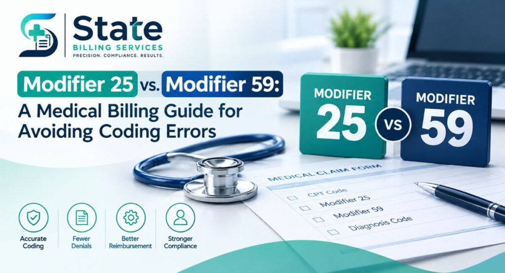 Modifier 25 vs. Modifier 59: A Medical Billing Guide for Avoiding Coding Errors
