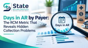 days in AR by payer