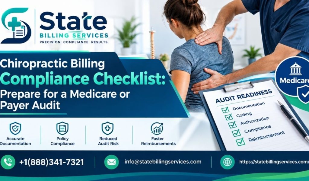 chiropractic billing audit checklist