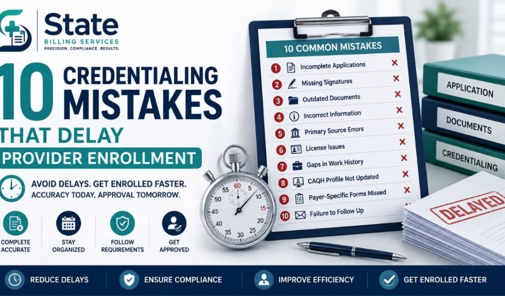 credentialing mistakes