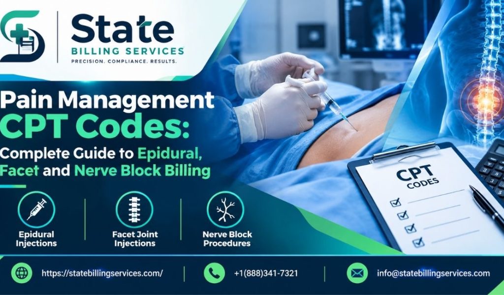 Pain Management CPT Codes: ESI, Facet and Nerve Block Guide